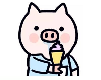 简笔画小动物猪的画法,动物猪简笔画儿童画