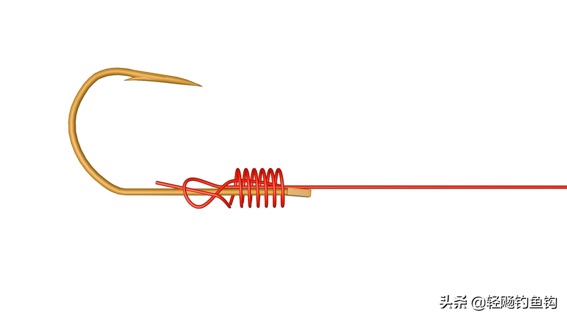 鱼钩绕线视频教程,路亚鱼钩绕线的正确方法