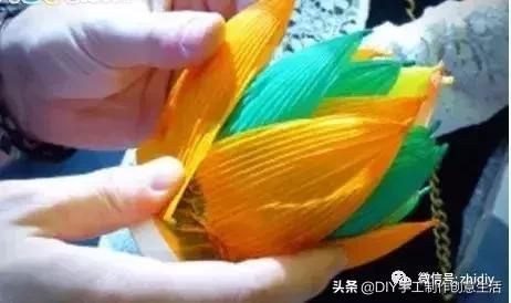 荷花灯折纸方法及步骤图,荷花折纸灯