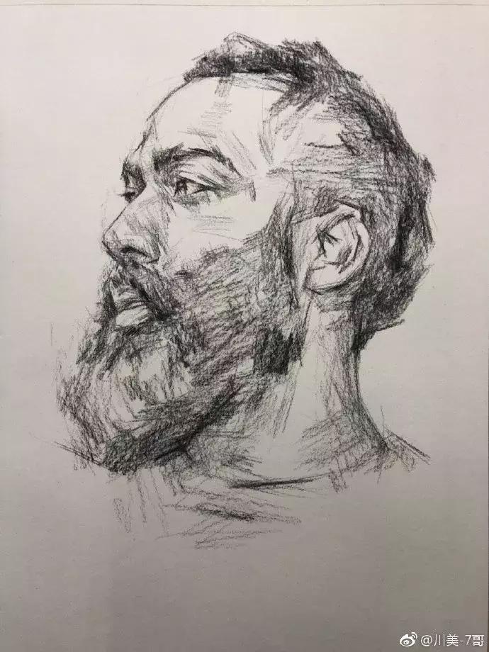 画素描时的动作细节描写作文,最难画的素描质感看看如何表现