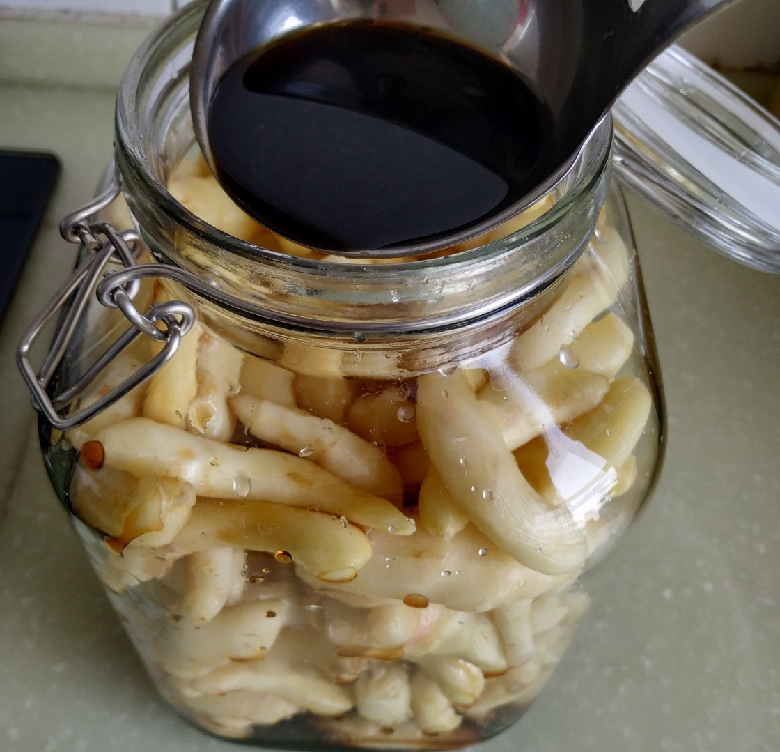 腌姜芽怎么做又脆又好吃窍门,酸甜嫩姜芽的腌制方法完整版