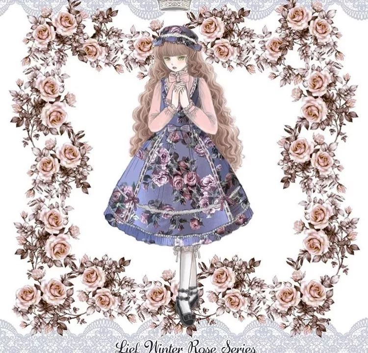 复古洛丽塔洋装,天价洛丽塔自拍