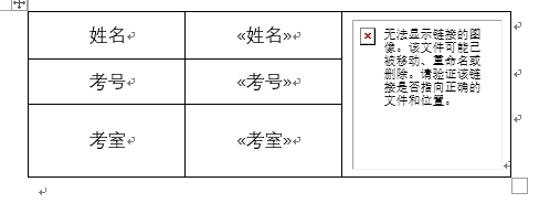 邮件合并制作带照片的准考证,word邮件合并批量制作准考证
