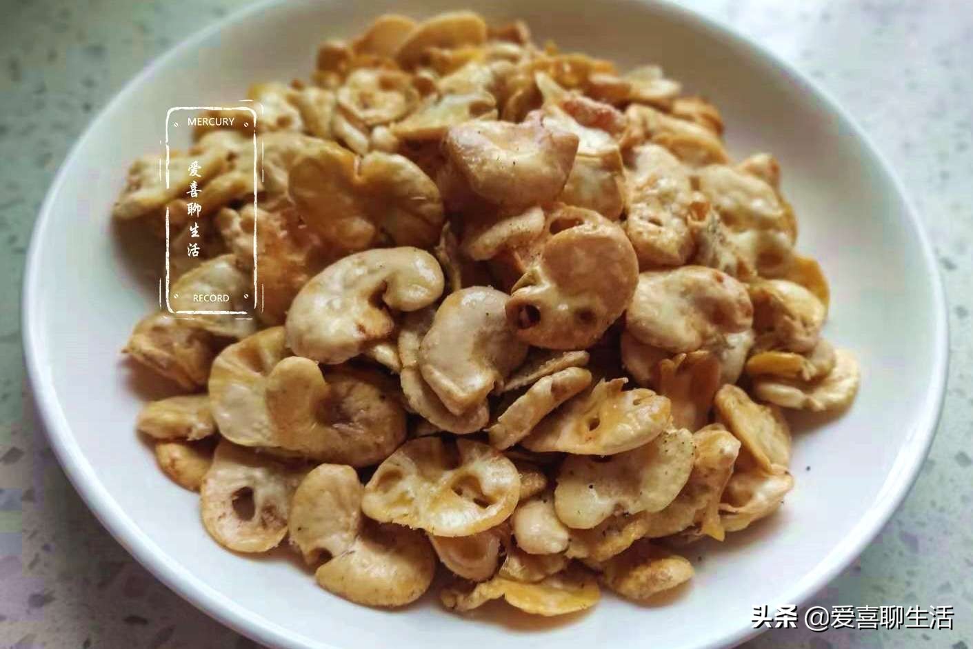 蚕豆酥脆好吃做法,春季的蚕豆这样做酥烂又好吃