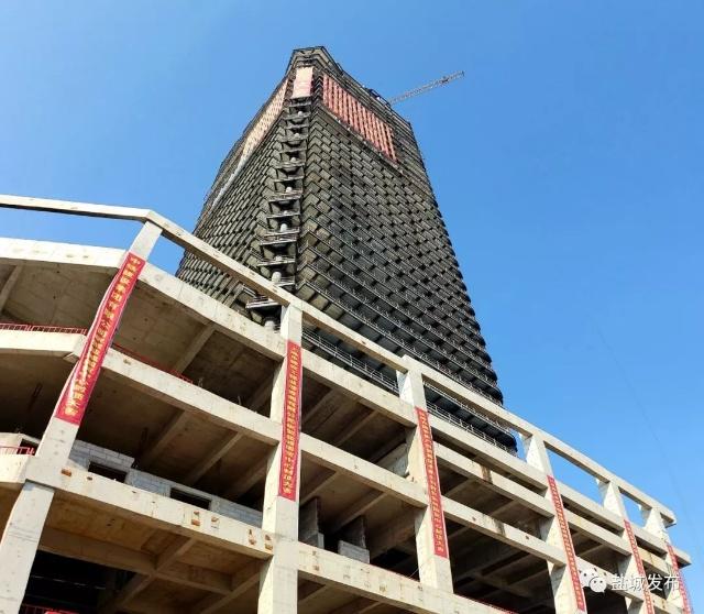 盐城先锋岛第一高楼,盐城第一高楼实际高度