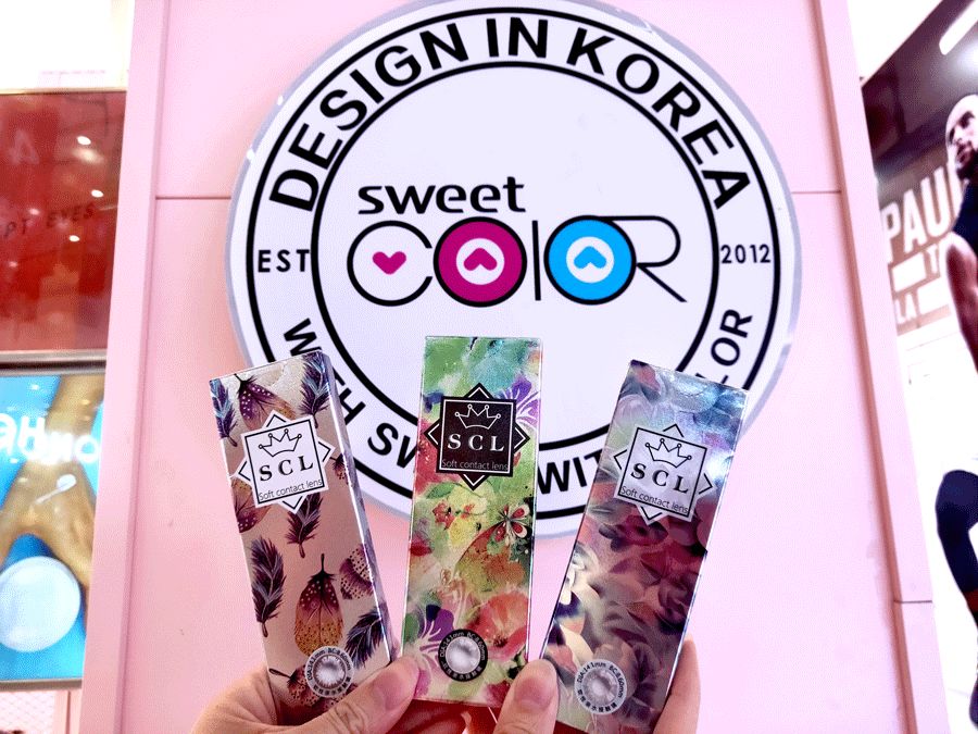 momo墨褐花生酱同款美瞳 (美瞳放大100倍后的样子)