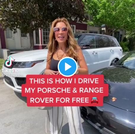 加拿大女子炫富惹众怒：两辆豪车都是零元购 每月躺着就有4.8万元到账