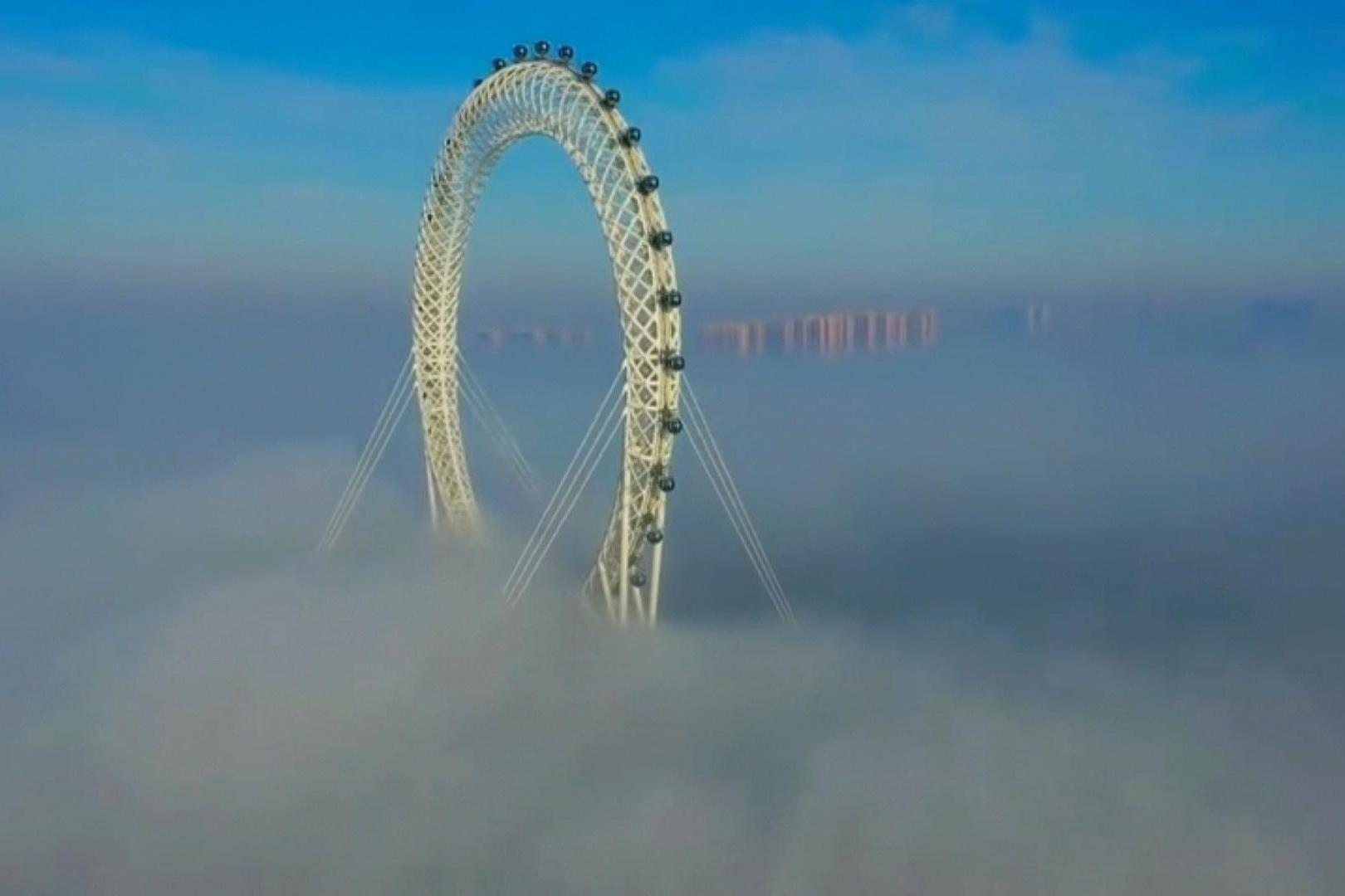 潍坊有一处“亮眼”地标,创下3个世界纪录,网友:好大一只玉镯