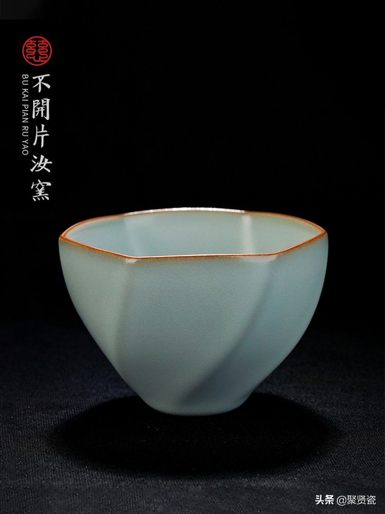 汝窑侧把壶茶具套装开片,便宜汝窑开片茶具有毒吗