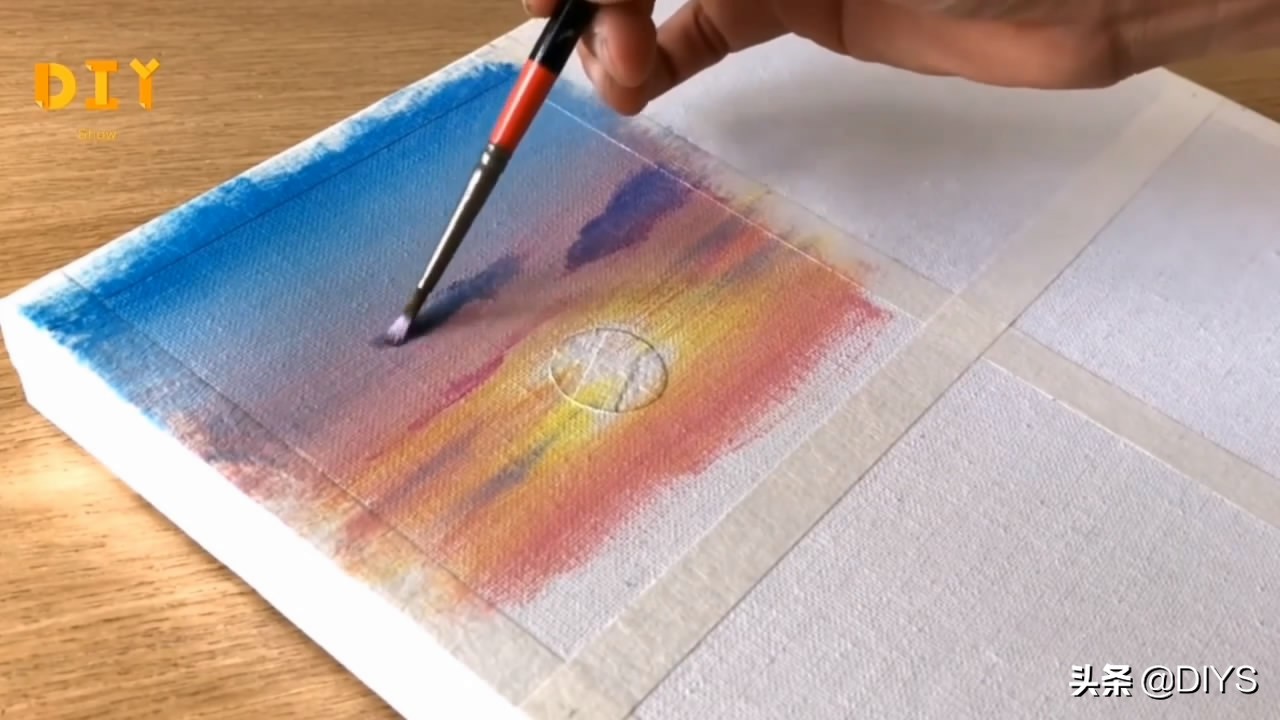 手工绘画制作大全简单又漂亮,简单好看的天空画