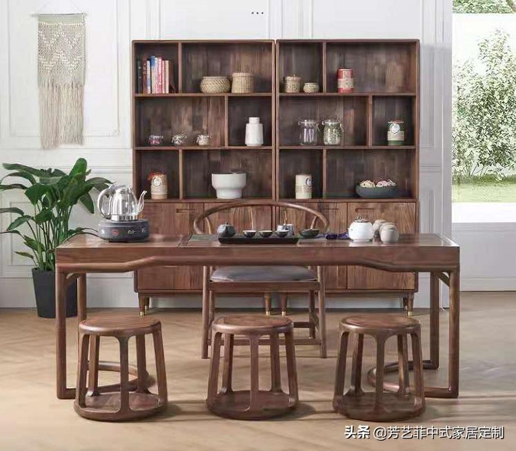 小茶室现代简约茶台,小空间茶室茶台推荐