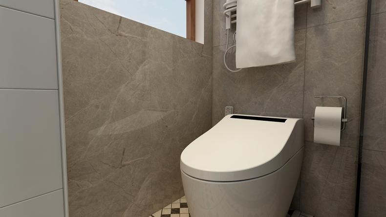 卫生间干湿分离装修效果图浴缸,主卧5平米卫生间带浴缸