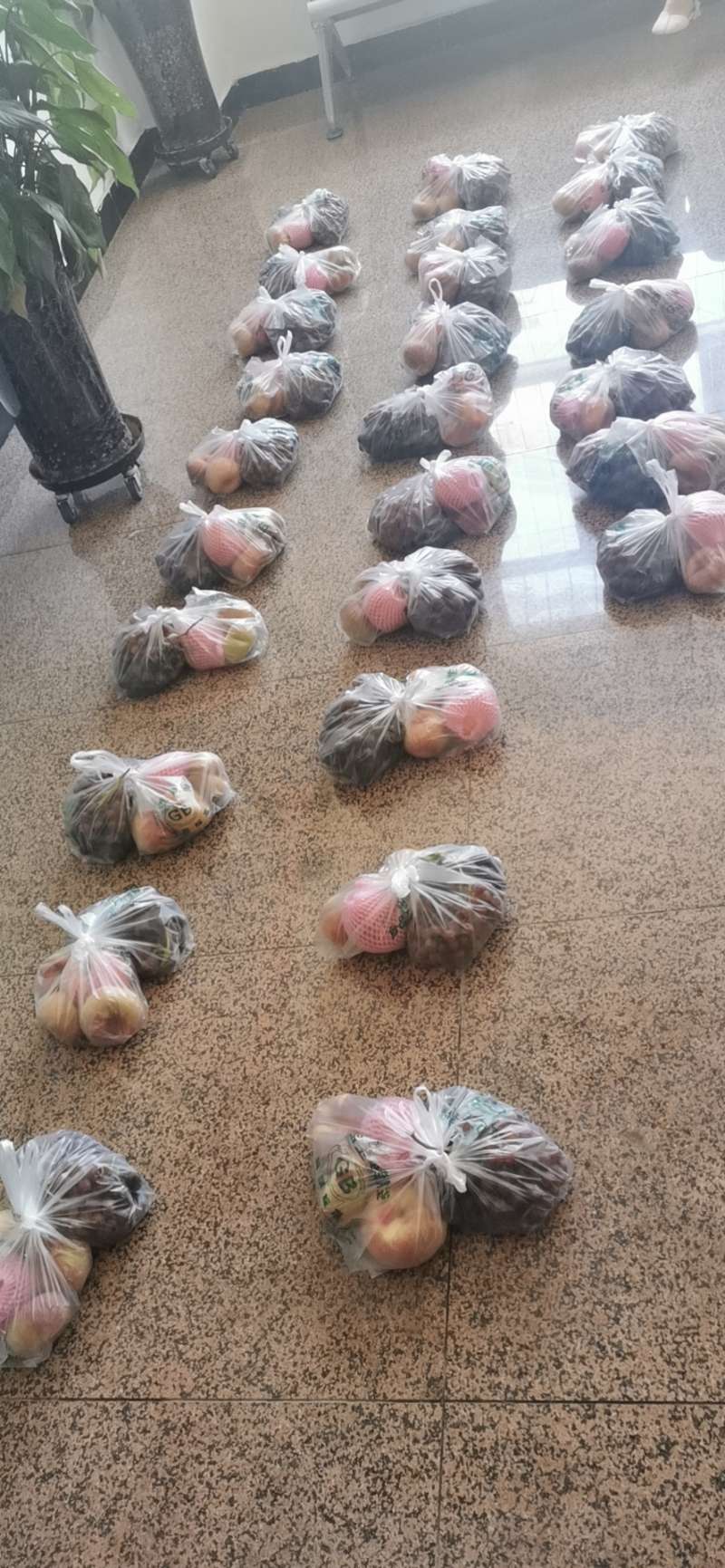 乌鲁木齐“仓盛社区送”爱心水果，情系抗疫一线社区志愿者