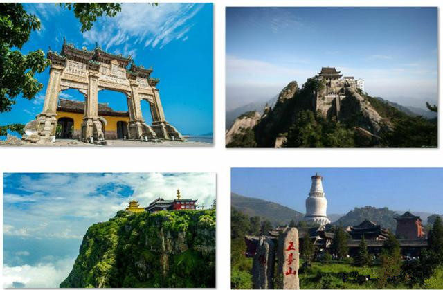 十大名胜古迹山西五台山,山西五台山风景秀丽建筑精巧
