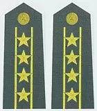 军官军衔和级别的对应关系,中国军官军衔等级一览表