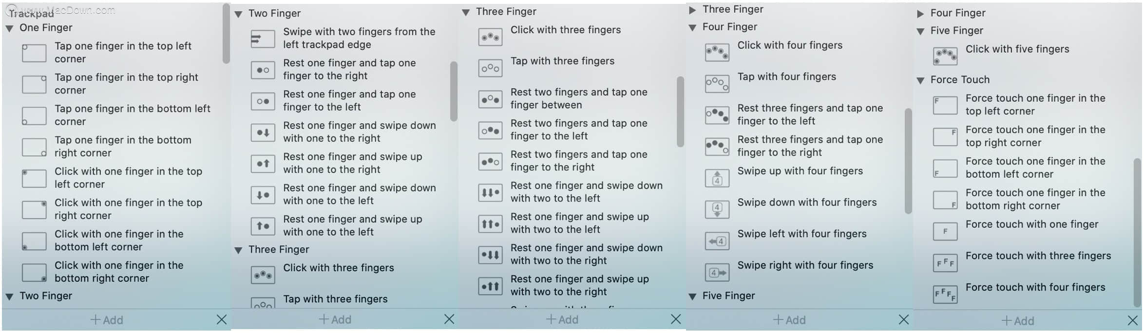 mac触控板最大化手势,mac触控板手势操作演示不能实现