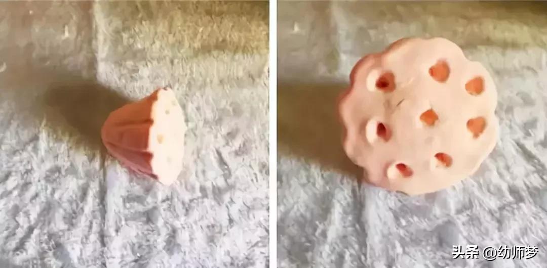 半成品荷花睡莲手工材料包,荷花睡莲水池制作