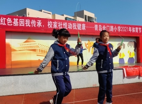 小学运动小健将风采展示,金门路小学田径队