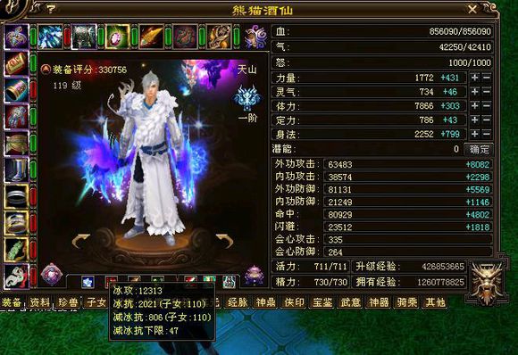 天龙八部峨眉什么属性,天龙八部天山极限冰攻