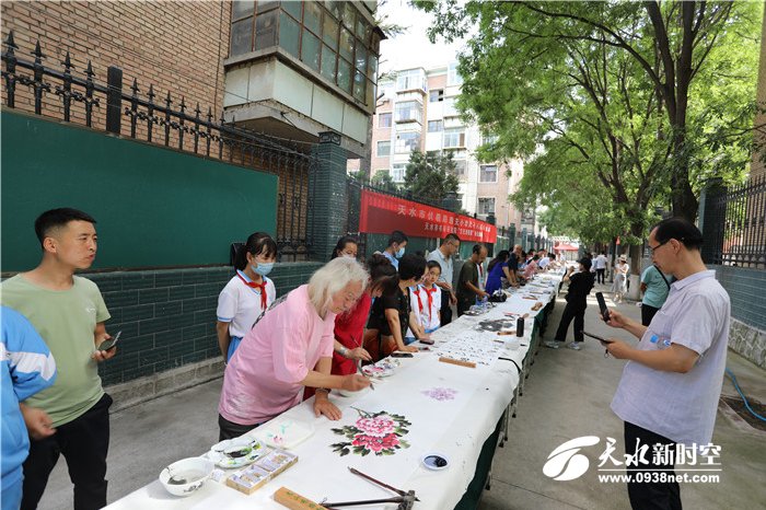 天水市伏羲路逸夫小学春季运动会,天水伏羲路逸夫小学国学进校园