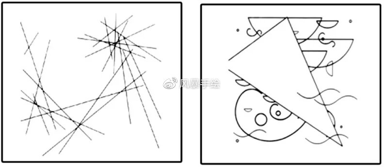 视觉传达设计平面构成课,艺术设计考研手绘