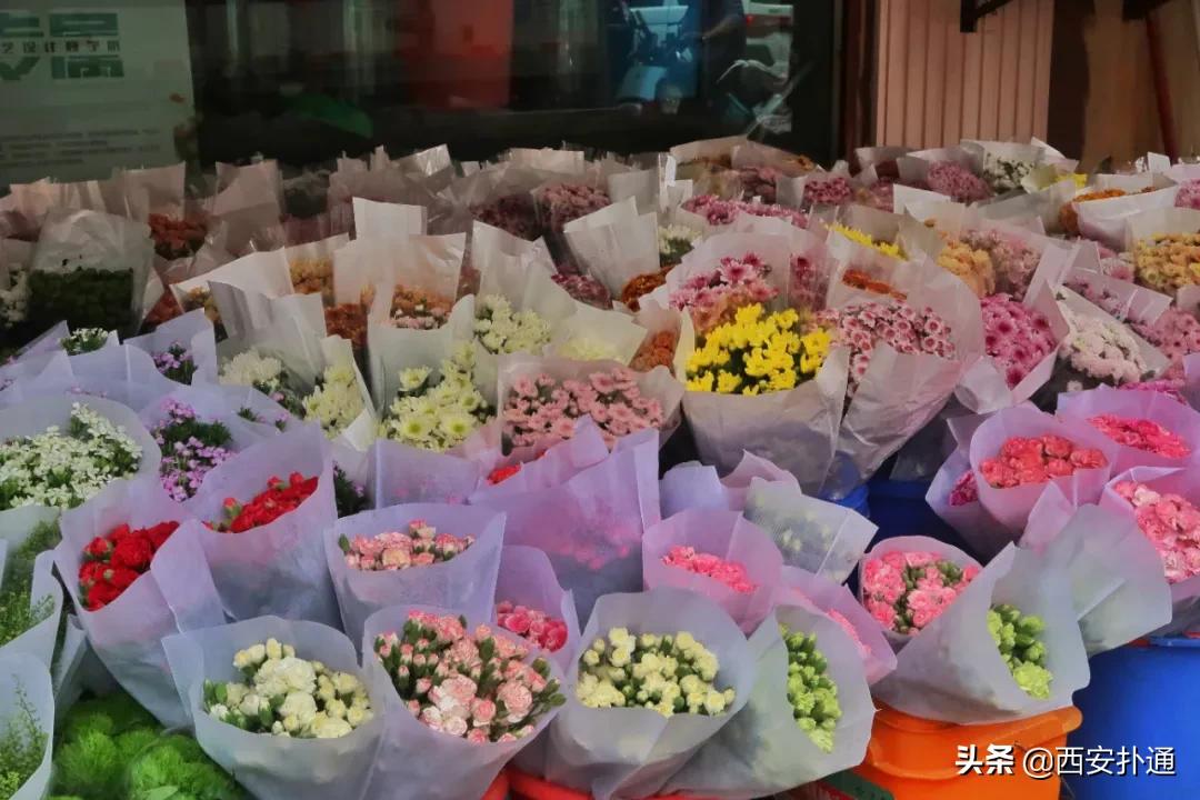 西安花市怎么买花便宜,西安最新花市