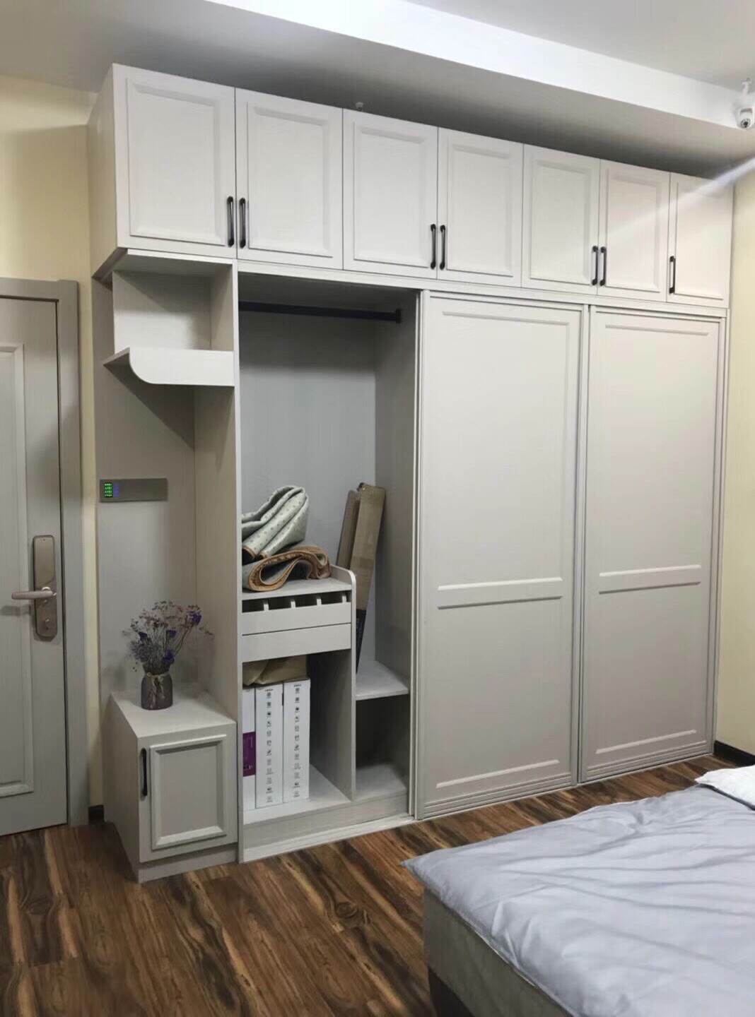 推拉门衣柜卧室家用简易收纳,收纳衣柜40厘米宽推拉门