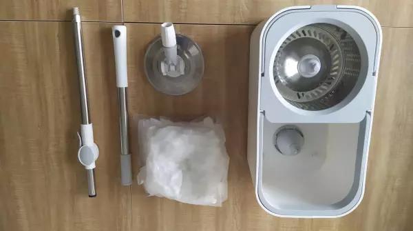 懒人家用旋转拖把自动甩水,旋转甩水拖把厂家直销