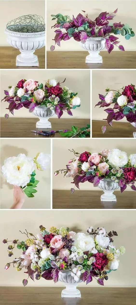 插花的100种方式,插花的技巧和方法图解