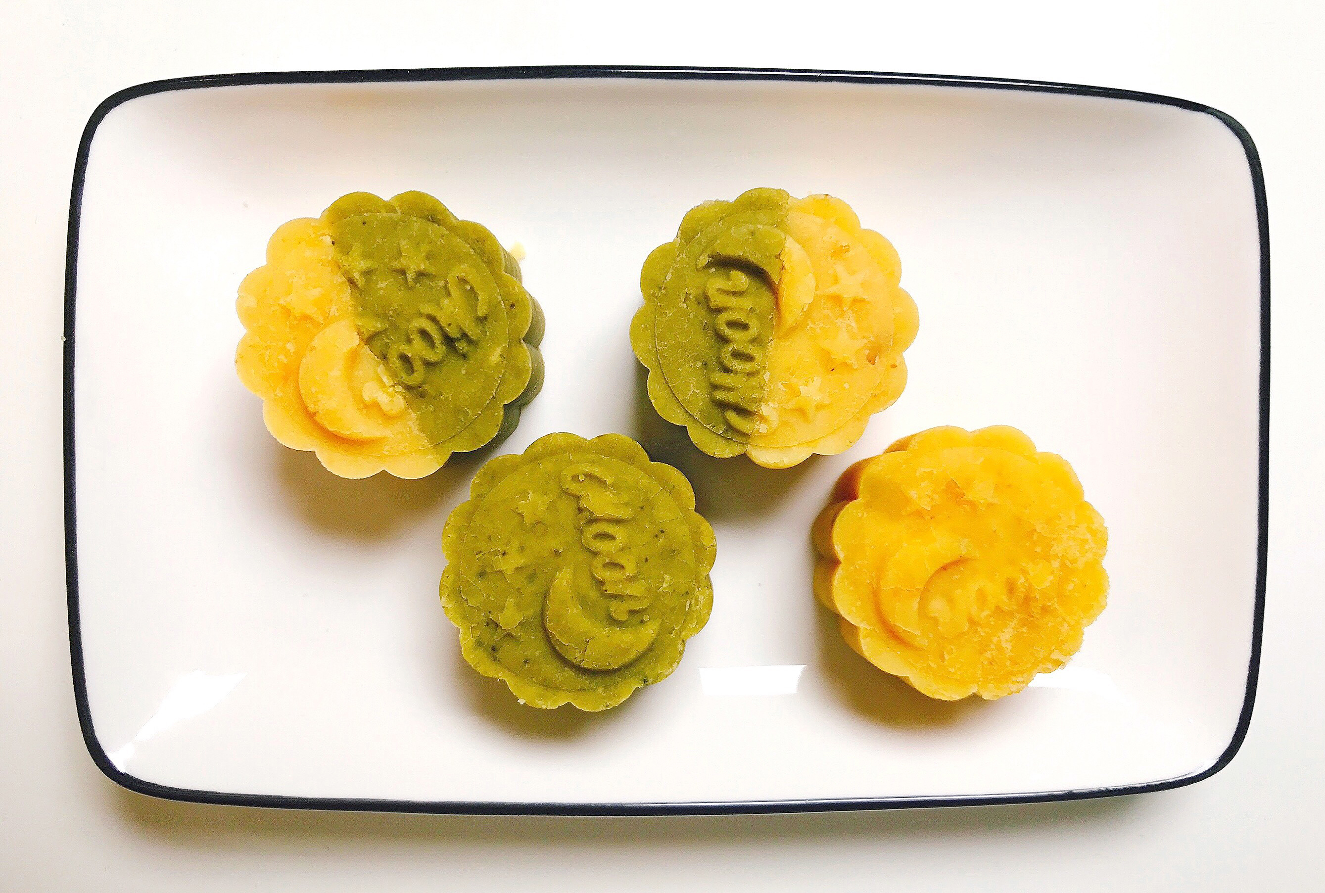 四种高颜值的绿豆糕做法,软式绿豆糕正宗做法