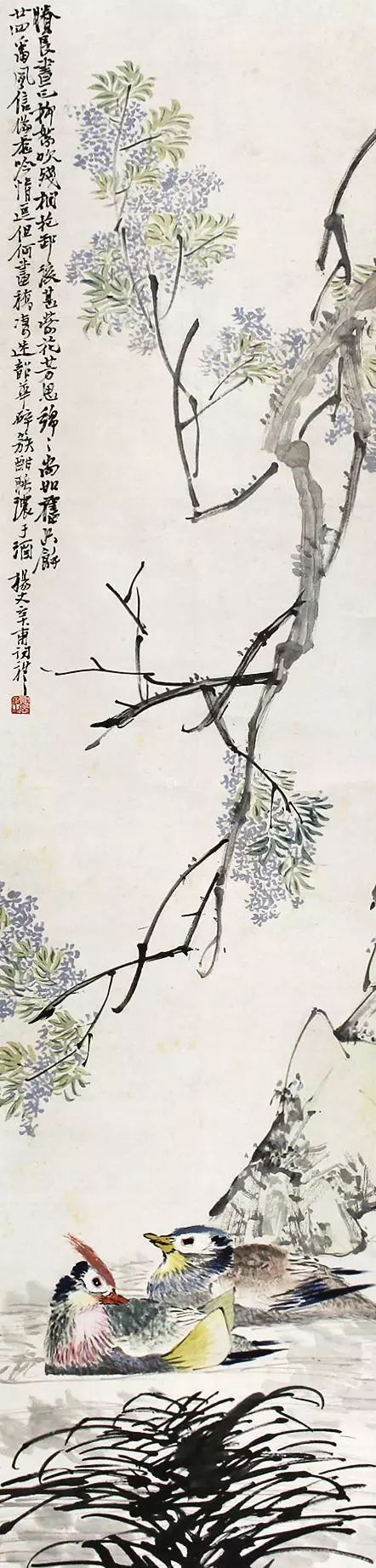 潘天寿100幅花鸟画欣赏 (潘天寿写意花鸟画要义)