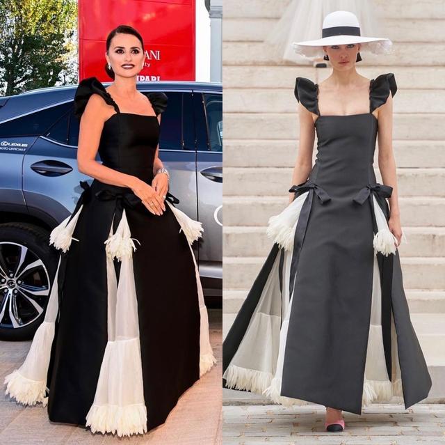 佩内洛普克鲁兹香奈儿,佩内洛普银色礼服