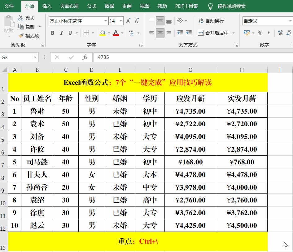 excel工作表的基本操作方法,excel常用技巧一键成表