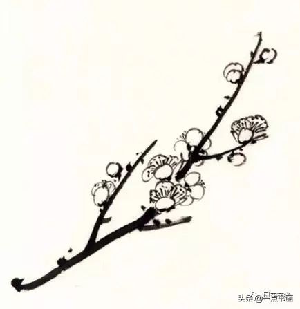 图文教程一学就会画梅花,一步一步教你画梅花