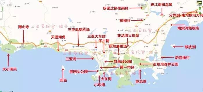 三亚出游的攻略路线怎么走得快些,三亚旅游新路线