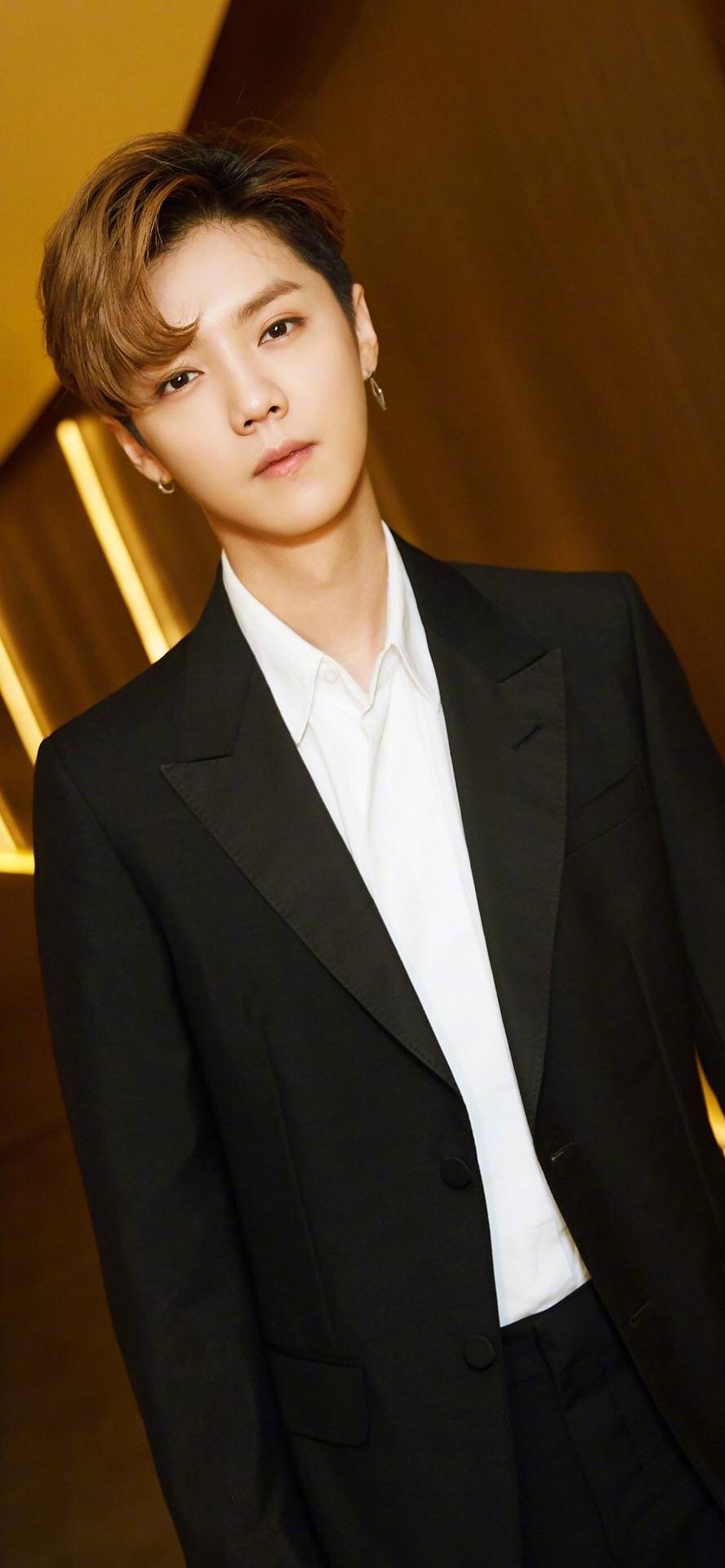 鹿晗勋章歌词壁纸图片,鹿晗手机壁纸主题锁屏