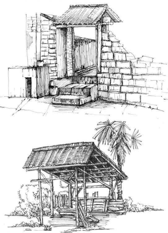 速写风景初学者入门教程,人物速写和风景速写哪个简单