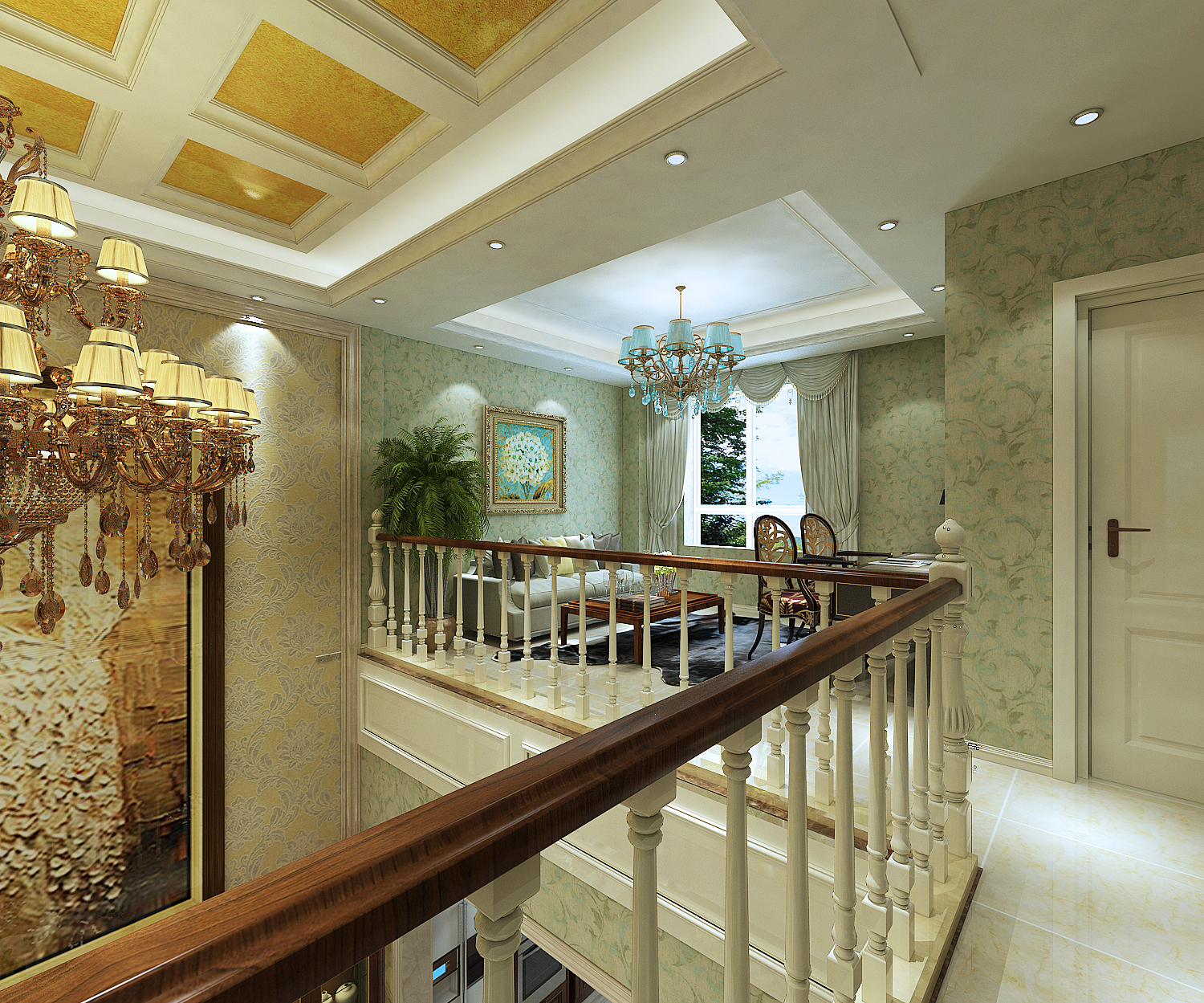 自带家庭影院的欧式别墅,400㎡尽显奢华大气,开启你的浪漫生活