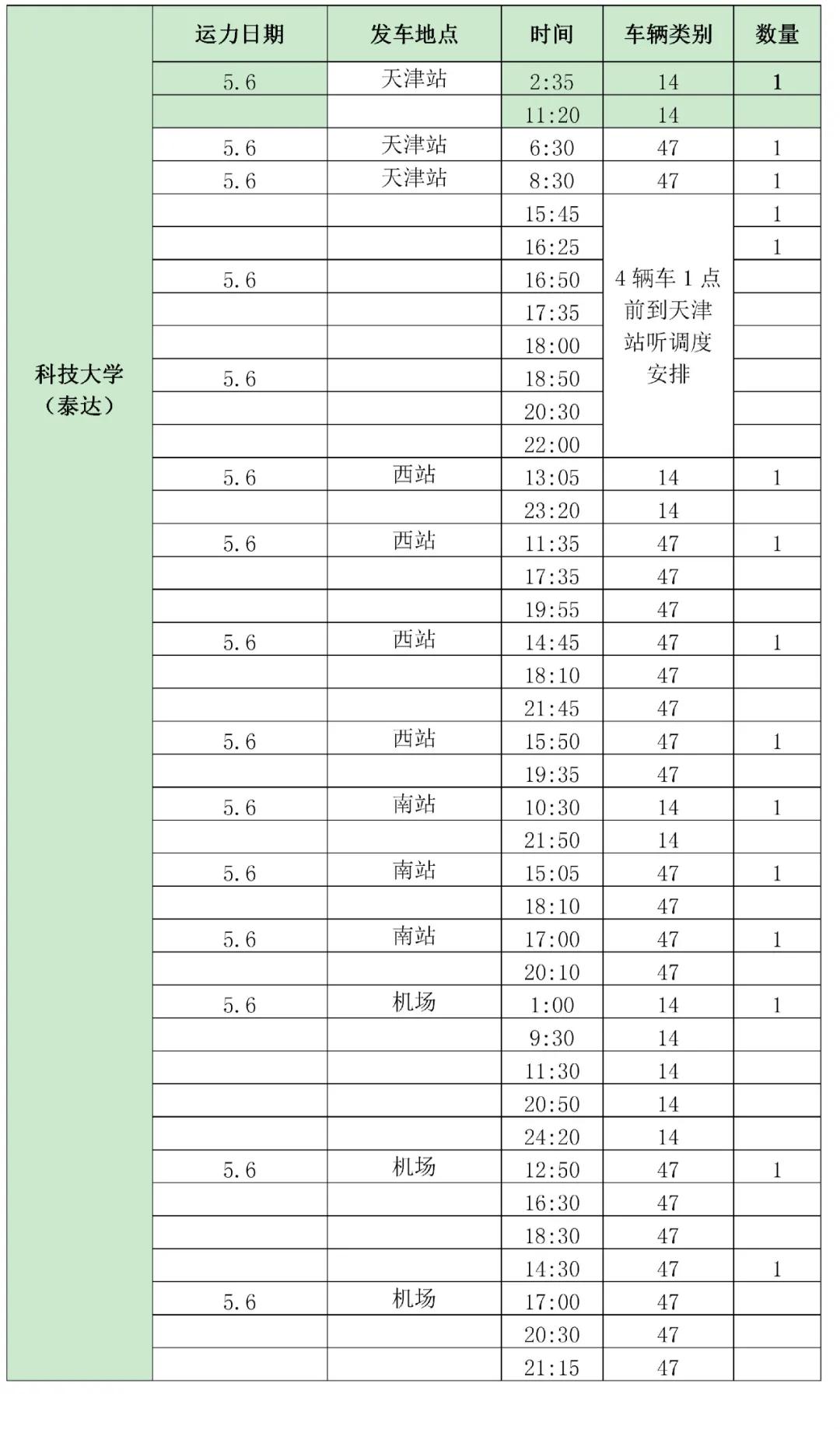 天津学生五一出行的最新通告,天津接送孩子上下学服务电话