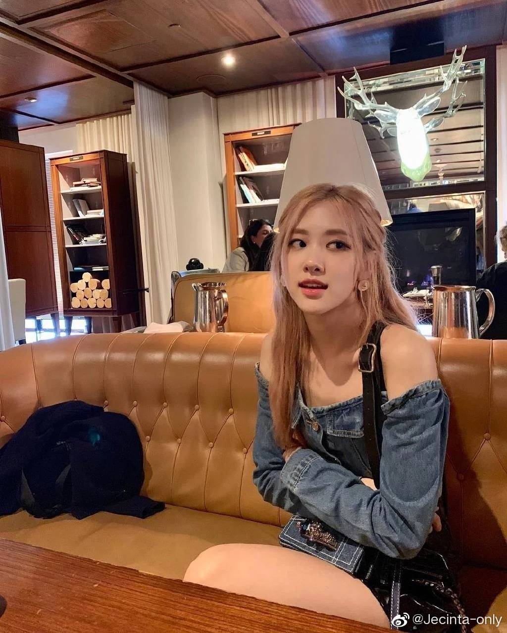 韩国idol染发,韩国橙色头发女idol