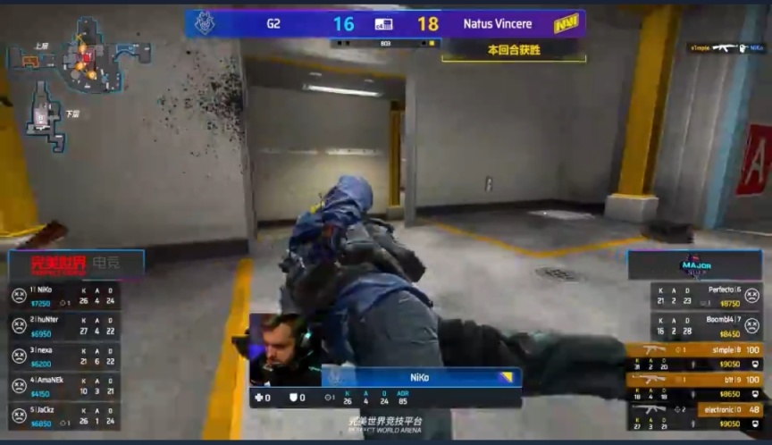 major传奇组navi对g2,19年major半决赛navi对战ence