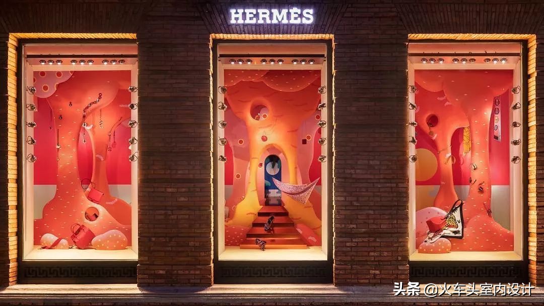 爱马仕2023橱窗设计最新款,爱马仕2022橱窗设计效果图