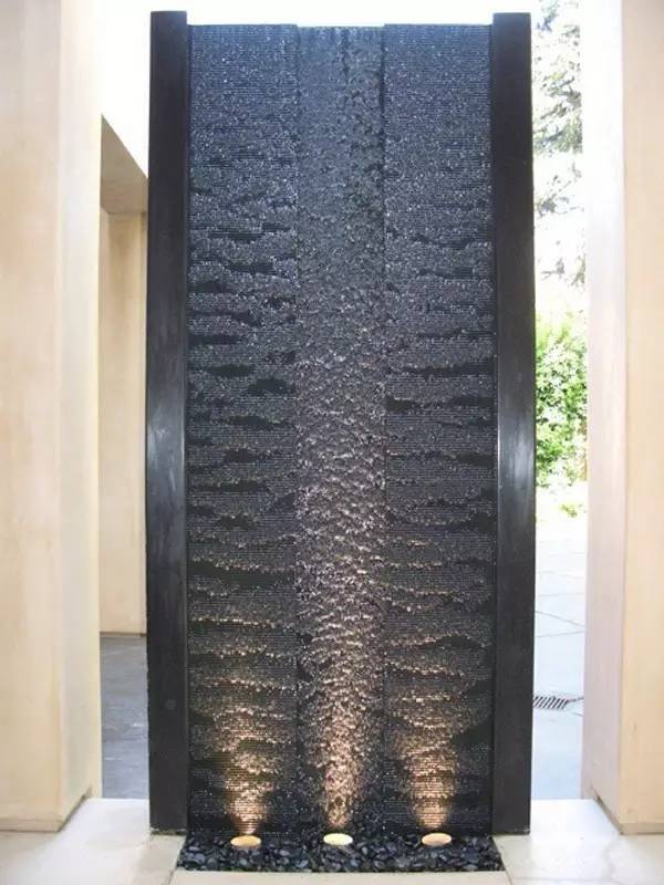 景观设计水景材料,室内水帘景观设计效果图