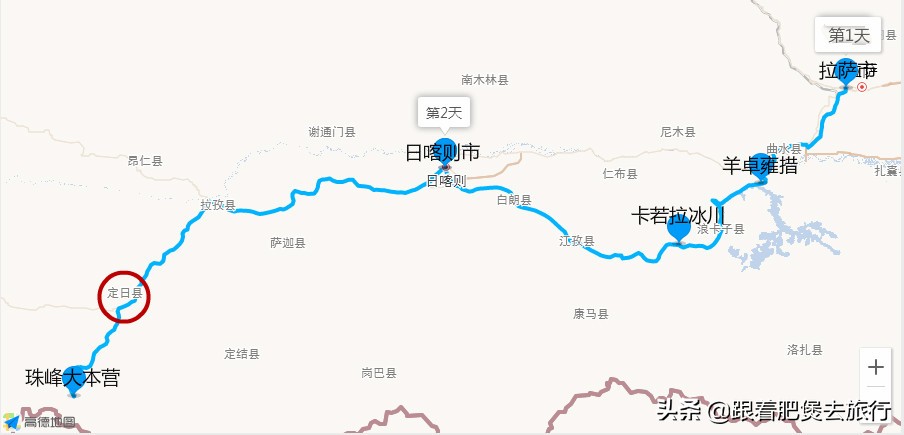 拉萨自驾珠峰要几天,2022年自驾打卡珠峰大本营费用