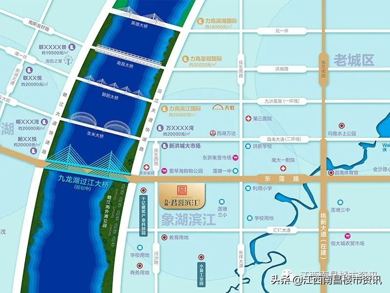 象湖力高君御滨江楼盘,南昌象湖力高君誉滨江四房户型