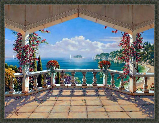 诗情画意风景画,意大利风景油画经典作品欣赏