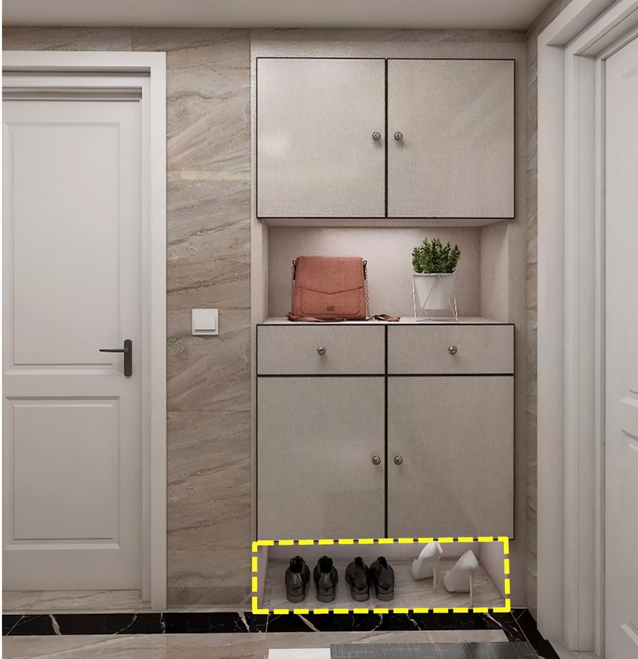 利用空间给客厅做鞋柜,巧用空间做鞋柜