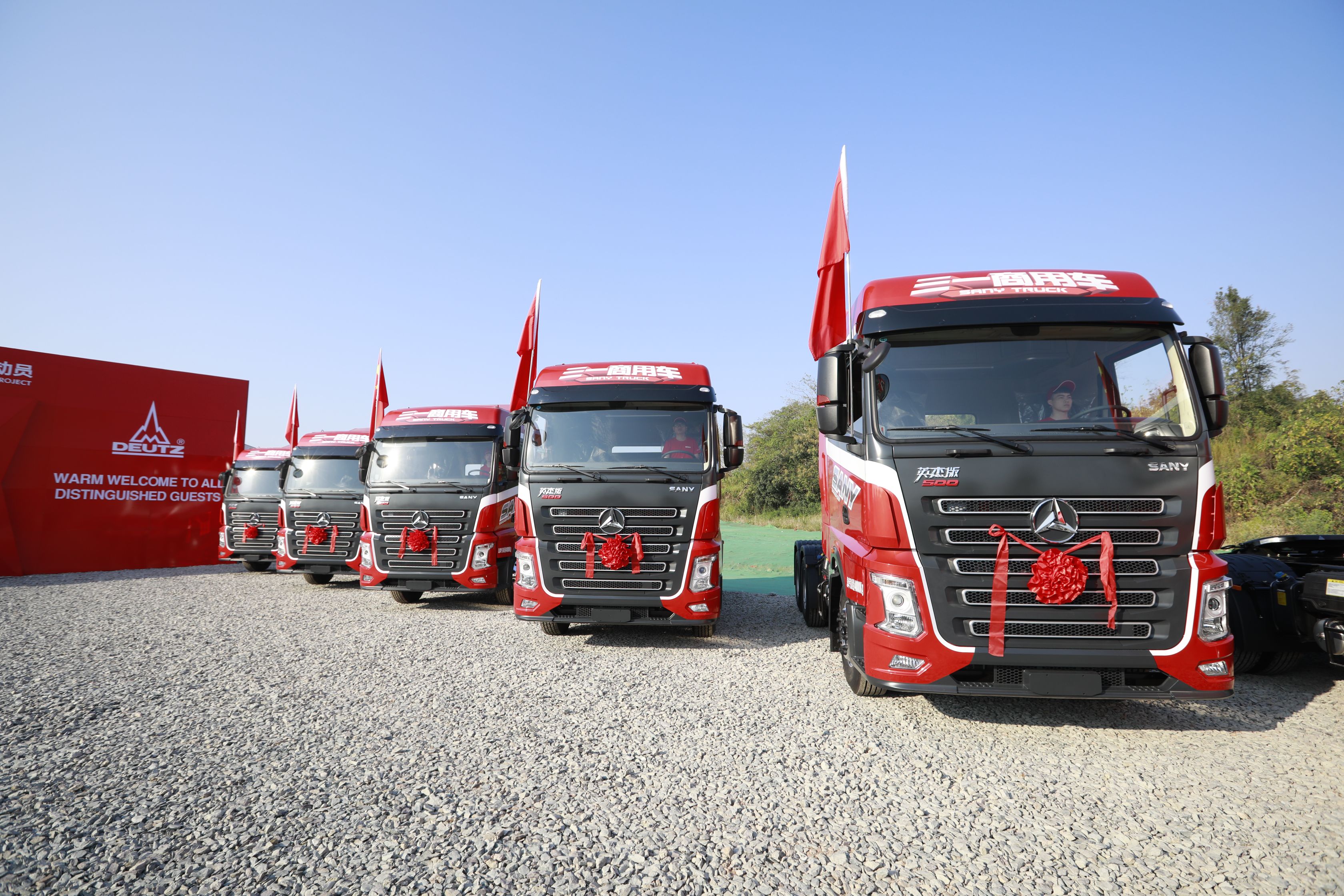 三一重卡发展历程,18吨重卡2小时卖5000万