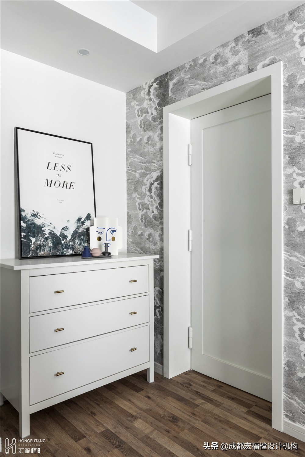 跃层意式极简风背景墙,北欧风电视背景墙小户型