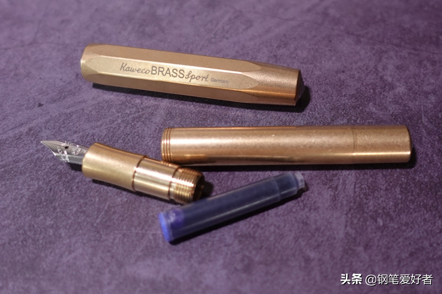 黄铜钢笔!Kaweco黄铜brass运动系列钢笔评测